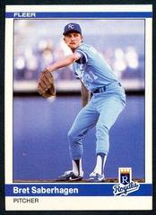 Bret Saberhagen #U-103 Baseball Cards 1984 Fleer Update Prices