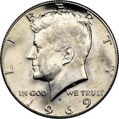 1969 D Coins Kennedy Half Dollar Prices