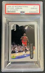 Michael Jordan #117 Basketball Cards 1998 Upper Deck International MJ Stickers Prices