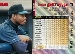 Card Back | Ken Griffey Jr. Baseball Cards 1994 Bowman