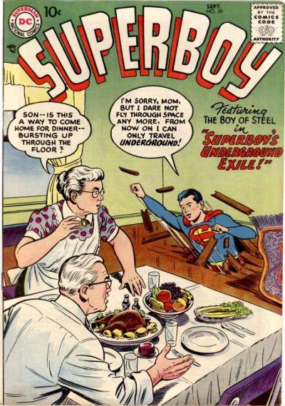 Superboy #59 (1957) Comic Books Superboy