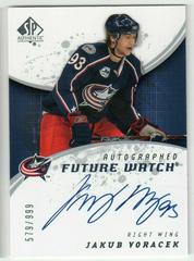 Jakub Voracek [Autograph] Hockey Cards 2008 SP Authentic Prices