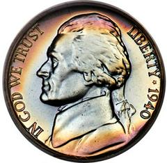 1940 [PROOF] Coins Jefferson Nickel Prices