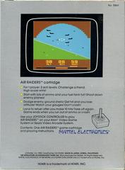 Air Raiders - Back | Air Raiders Atari 2600