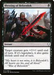 Blessing of Belzenlok [Foil] Magic Dominaria Prices