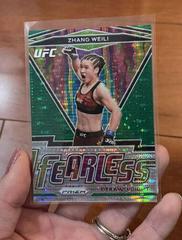 Zhang Weili [Green Pulsar] #20 Ufc Cards 2021 Panini Prizm UFC Fearless Prices