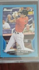 Christian Yelich [Blue] #40 Baseball Cards 2013 Bowman Draft Picks & Prospects Rookies Prices