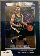 Stephen Curry Basketball Cards 2018 Panini Hoops Highlights Prices