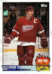 Steve Yzerman #19 Hockey Cards 1990 Topps Team Scoring Leaders Prices