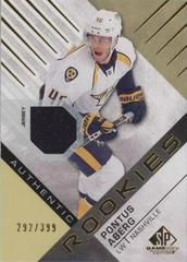 Pontus Aberg [Gold Material] #145	 	 Hockey Cards 2016 SP Game Used Prices