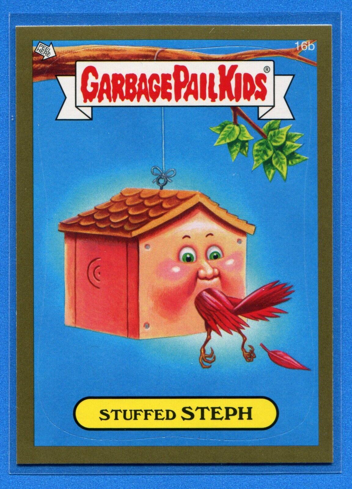 Stuffed STEPH [Gold] #16b 2014 Garbage Pail Kids