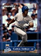 Carlos Beltran [Impact] #103 Baseball Cards 2000 Fleer Prices