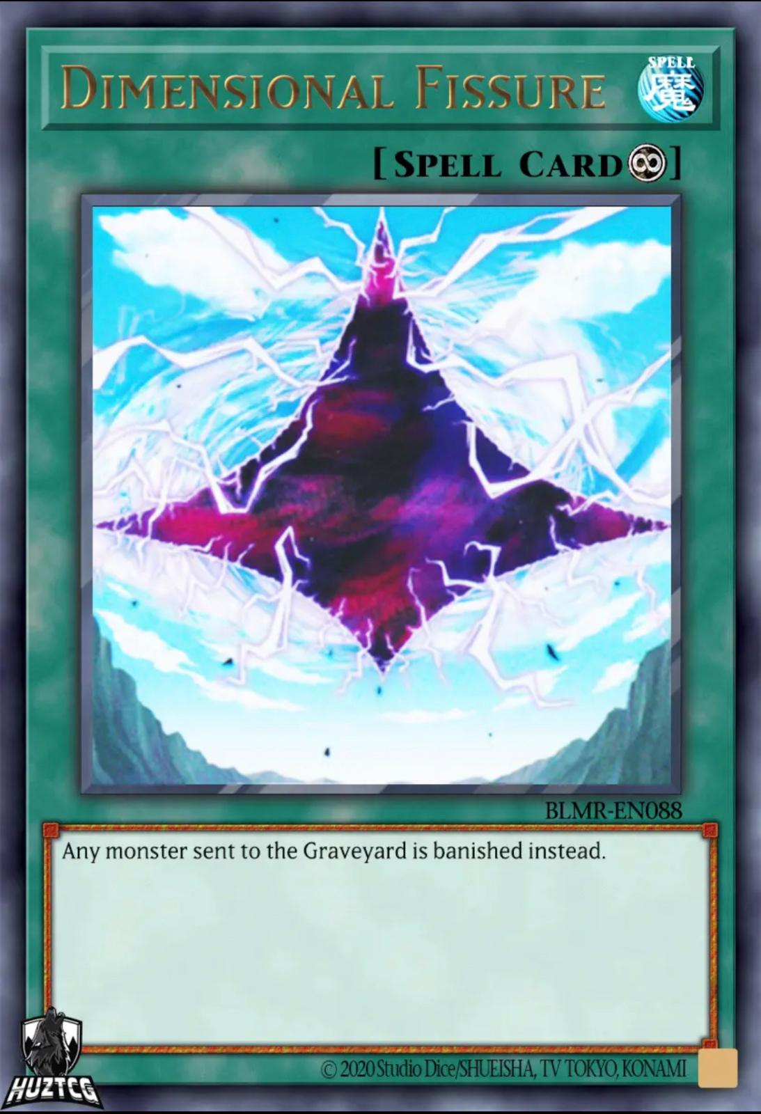 Dimensional Fissure BLMR-EN088 YuGiOh Battles of Legend: Monstrous Revenge