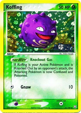 Koffing [Reverse Holo] #61 Prices | Pokemon Team Rocket Returns ...