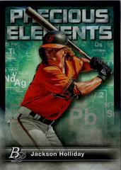 Jackson Holliday Baseball Cards 2023 Bowman Platinum Precious Elements Prices