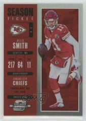 Alex Smith [Red] #59 Football Cards 2017 Panini Contenders Optic Prices