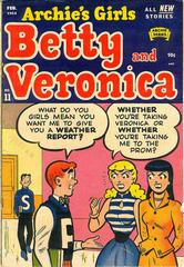 Archie's Girls Betty and Veronica #11 (1954) Comic Books Archie's Girls Betty and Veronica Prices