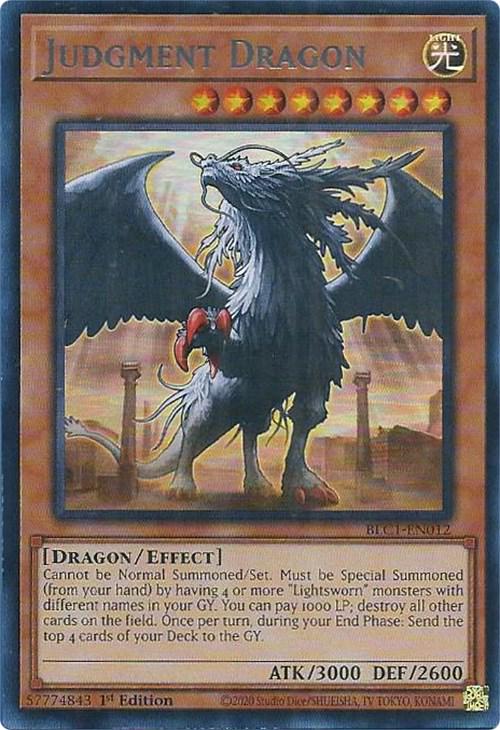 Judgment Dragon [1st Edition] BLC1-EN012 YuGiOh Battles of Legend: Chapter 1