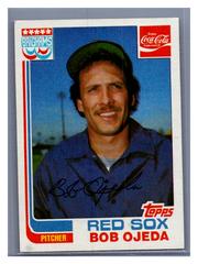Bob Ojeda Baseball Cards 1982 Coca Cola Prices