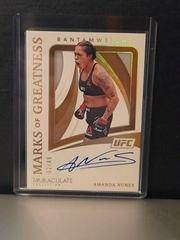 Amanda Nunes Ufc Cards 2021 Panini Immaculate UFC Marks of Greatness Autographs Prices