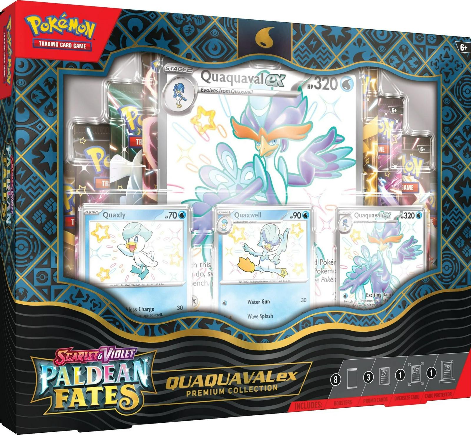 Quaquaval ex Premium Collection Pokemon Paldean Fates