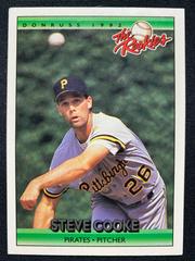 Steve Cooke #28 Baseball Cards 1992 Panini Donruss Rookies Prices