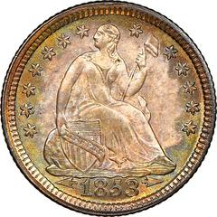 1853 [ARROWS PROOF] Coins Seated Liberty Half Dime Prices