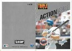 Astros Vs Dodgers Baseball Cards 1993 Panini Donruss Triple Play Action Baseball Prices