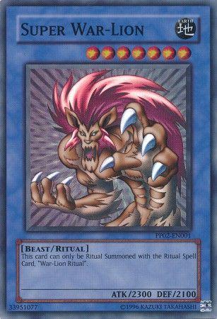 Super War-Lion [Secret Rare] PP02-EN001 YuGiOh Premium Pack 2