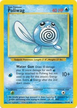 Poliwag #59 Pokemon Base Set