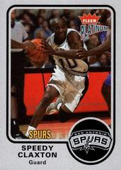Speedy Claxton #33 Basketball Cards 2002 Fleer Platinum Prices
