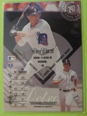Reverse | Chad Curtis Baseball Cards 1995 Leaf