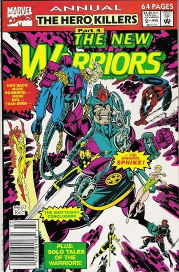 The New Warriors Annual [Newsstand] #2 (1992) Cover Art