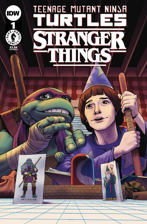 Teenage Mutant Ninja Turtles x Stranger Things [Gorham] #1 (2023) Comic Books Teenage Mutant Ninja Turtles x Stranger Things