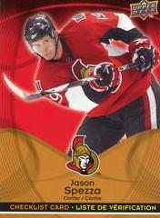 Checklist - Jason Spezza #CL5 Hockey Cards 2009 Upper Deck McDonald's Prices