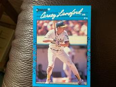 Carney Lansford #117 Baseball Cards 1990 Donruss Best AL Prices