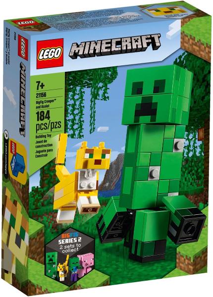 BigFig Creeper and Ocelot #21156 LEGO Minecraft