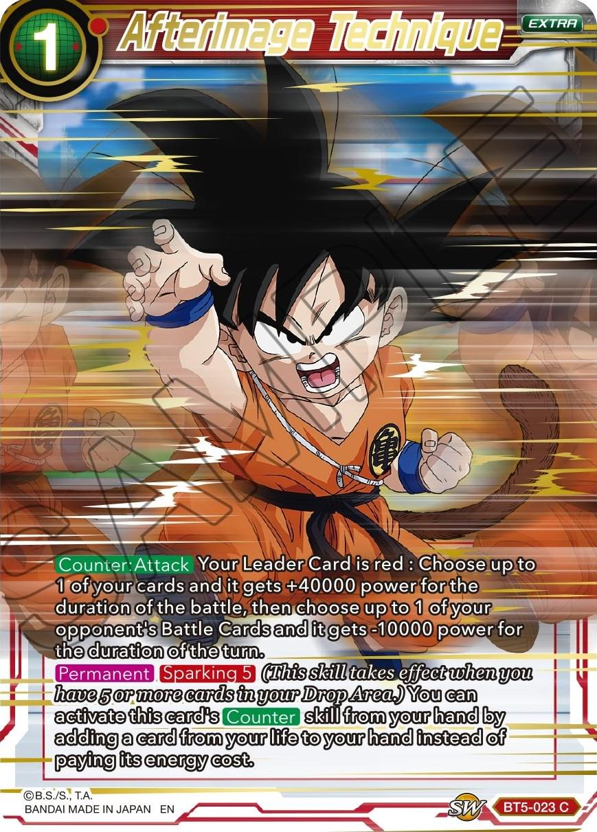 Afterimage Technique [Gold Stamped Foil] BT5-023 Dragon Ball Super Mythic Booster