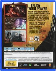 Back Cover (PAL) | Infamous Second Son [Not For Resale] PAL Playstation 4