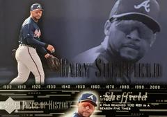Gary Sheffield #48 Baseball Cards 2002 Upper Deck Piece of History Prices