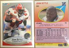 John Settle #383 Football Cards 1990 Fleer Prices