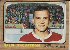 Ralph Backstrom #6 Hockey Cards 1966 Topps USA Test Prices