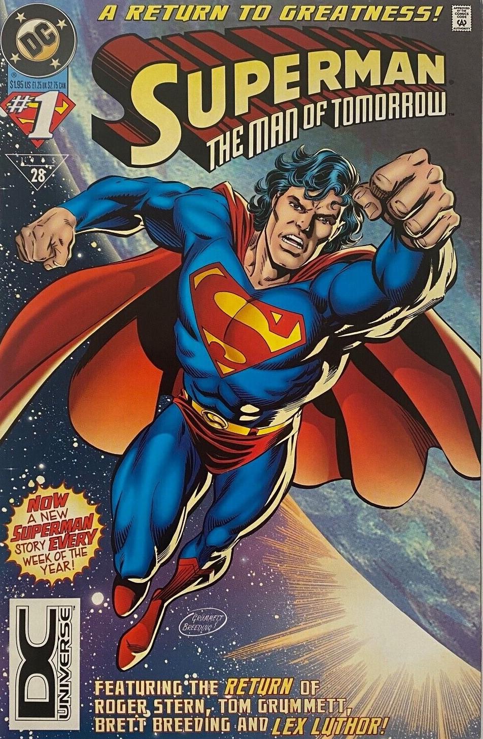 Superman: The Man Of Tomorrow [DC Universe] #1 (1995) Comic Books Superman: Man of Tomorrow