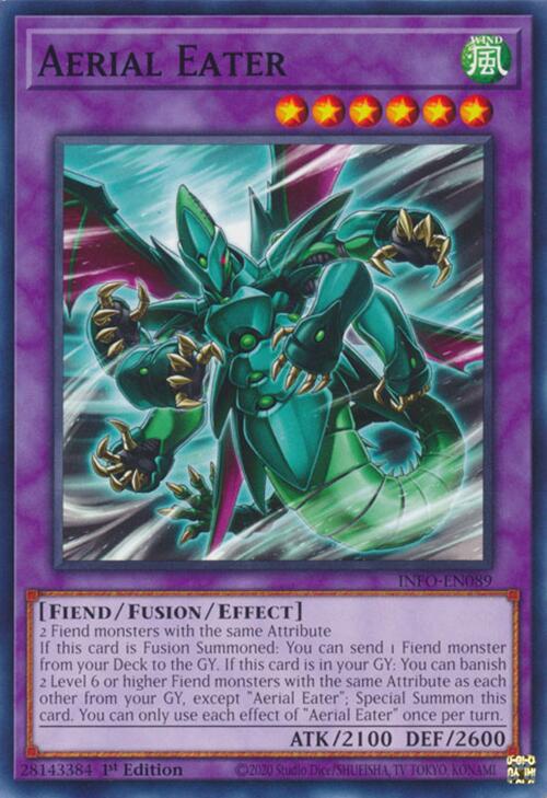 Aerial Eater INFO-EN089 YuGiOh The Infinite Forbidden