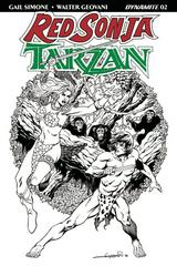 Red Sonja / Tarzan [Lopresti Black White] Comic Books Red Sonja / Tarzan Prices