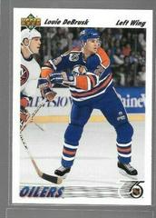 Louie Debrusk #526 [Rookie] 1991 Upper Deck Hockey Cards 1991 Upper Deck Prices
