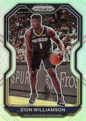 Zion Williamson [Silver Prizm] #185 Basketball Cards 2020 Panini Prizm Prices