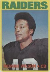 Nemiah Wilson #303 Football Cards 1972 Topps Prices