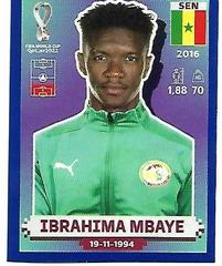 Ibrahima Mbaye [Blue Border] Soccer Cards 2022 Panini World Cup Qatar Stickers Prices
