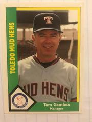 Tom Gamboa #22 Baseball Cards 1990 CMC Toledo Mud Hens Prices
